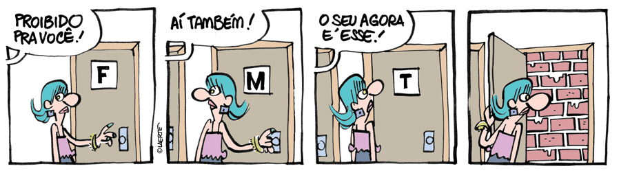 Resultado de imagem para tirinhas do laerte